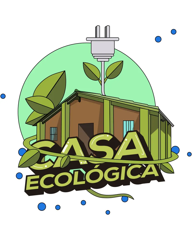 logo, casa ecológica