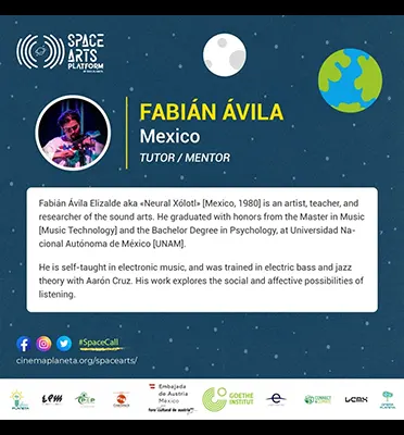 Fabián Ávila, Tutors, Space Arts, 2021