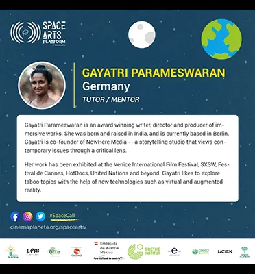 Gayatri Parameswaran, Tutors, Space Arts, 2021