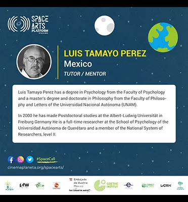 Luis Tamayo Perez, Tutors, Space Arts, 2021