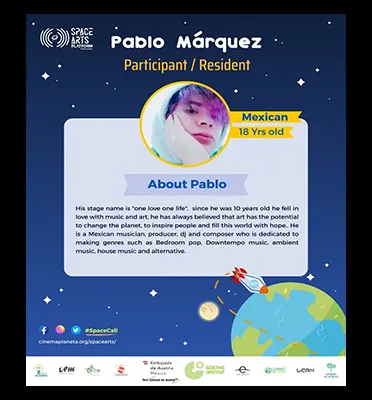 Pablo Márquez,Participants, Space Arts, 2021