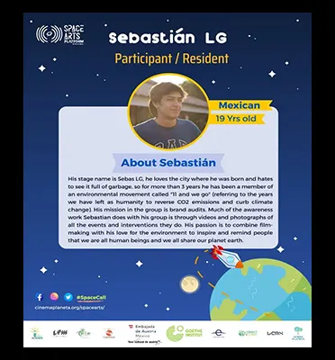 Sebastián LG, Participants, Space Arts, 2021